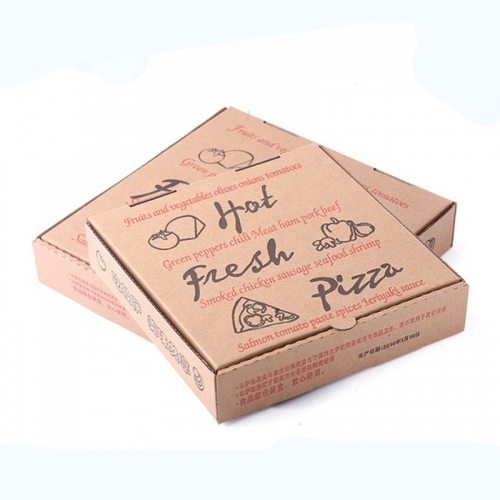 Boîte d'emballage de pizza à emporter de restauration rapide