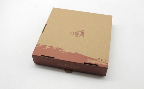 Boîte à pizza biodégradable et compostable Boîte à pizza en carton ondulé