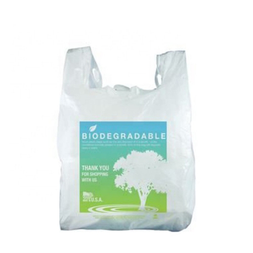 Vente en gros de sacs d'amidon de mas compostables 100% PLA pour supermarché