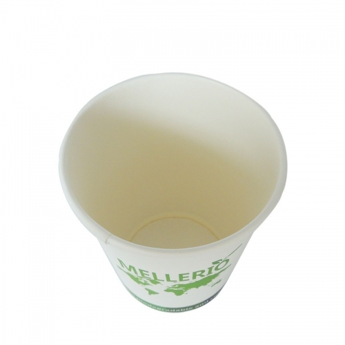 Tasse à café en PLA biodégradable imprimée sur mesure jetable pour boissons