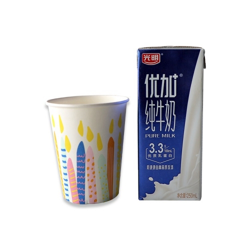 Tasse à thé en papier chaud jetable sur mesure doublée de PLA avec couvercle
