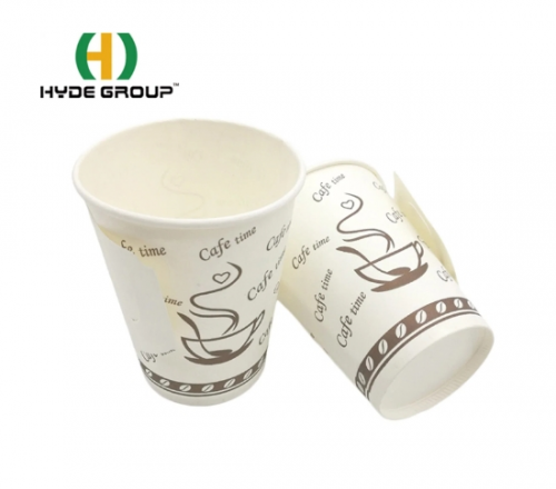 Tasse à café en papier jetable imprimée personnalisée 9OZ